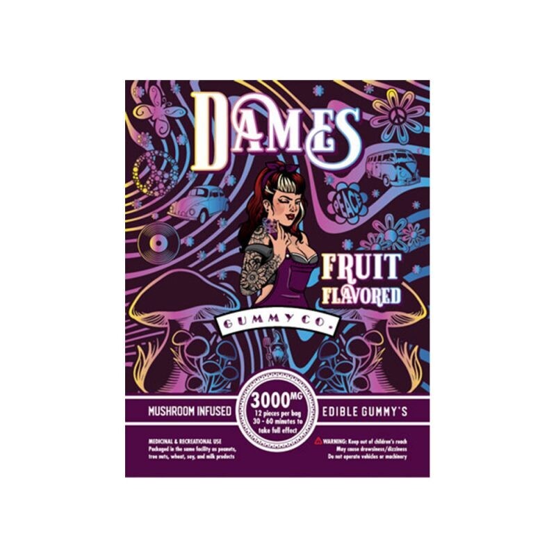 (3000mg Psilocybin) Gummies By Dames Gummy