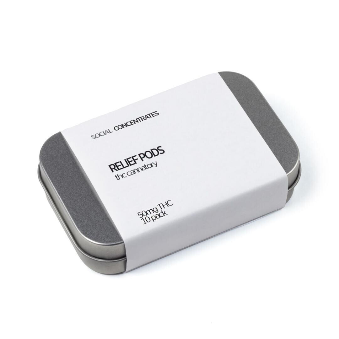 50mg THC Relief Pods By Social Concentrates