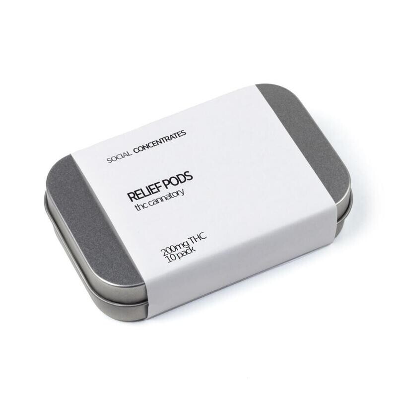 200mg THC Relief Pods By Social Concentrates