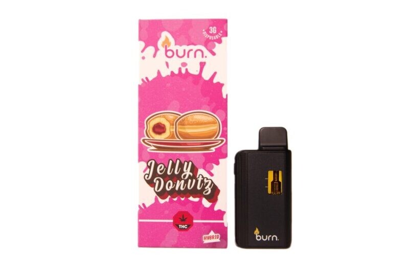 (3g) (Hybrid) Jelly Donut Disposable Vape By Burn