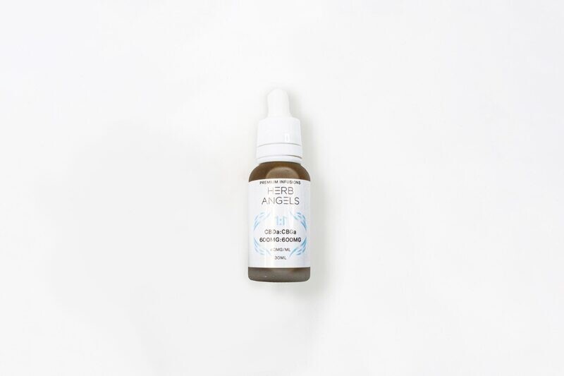 1:1 CBDa/CBGa (600mg: 600mg) Tincture By Herb Angels