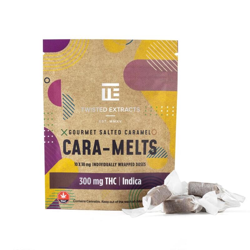 300mg (Full Spectrum) Indica Salted Cara-melts By Twisted