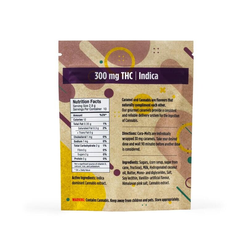 300mg (Full Spectrum) Indica Salted Cara-melts By Twisted