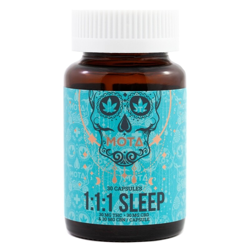 (30mg THC & 30mg CBD & 30mg CBN) Sleep Capsules By Mota