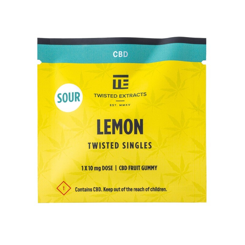 (10mg CBD) Sour Lemon Single