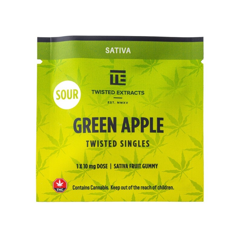 (10mg THC) Sativa Green Apple Single