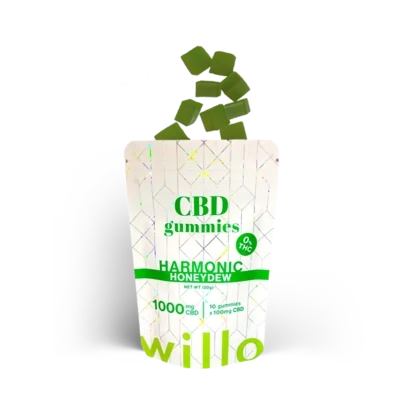 (1000mg CBD) Honeydew Gummies By Willo