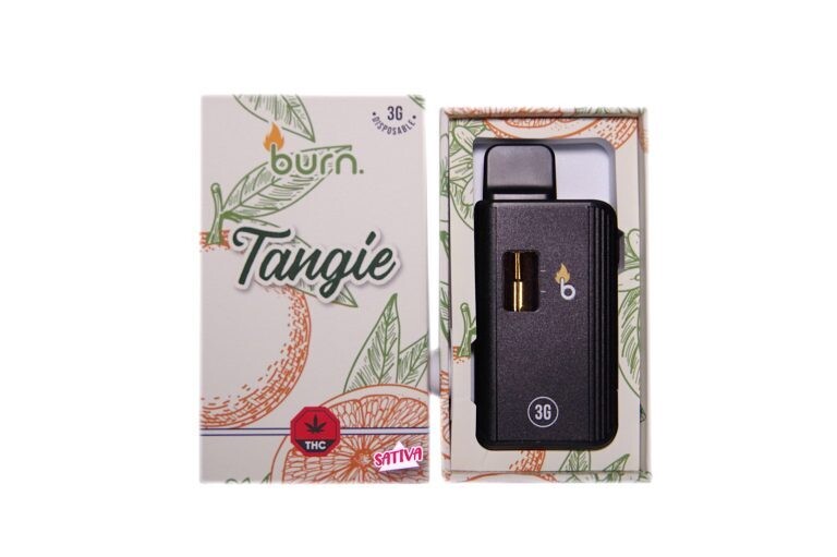 (3g) (Sativa) Tangie Disposable Vape By Burn