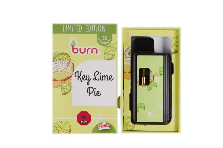 (3g) (Hybrid) Key Lime Pie Disposable Vape By Burn