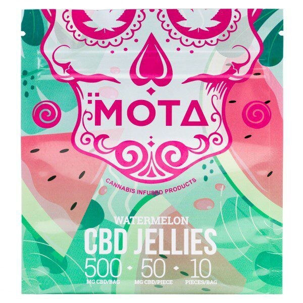 500mg CBD Watermelon Jellies By Mota