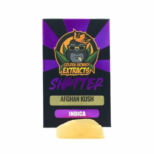 (1g) Afghan Kush Shatter By Golden Monkey Extracts