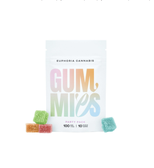 Party Pack (100mg THC) Gummies By Euphoria Cannabis