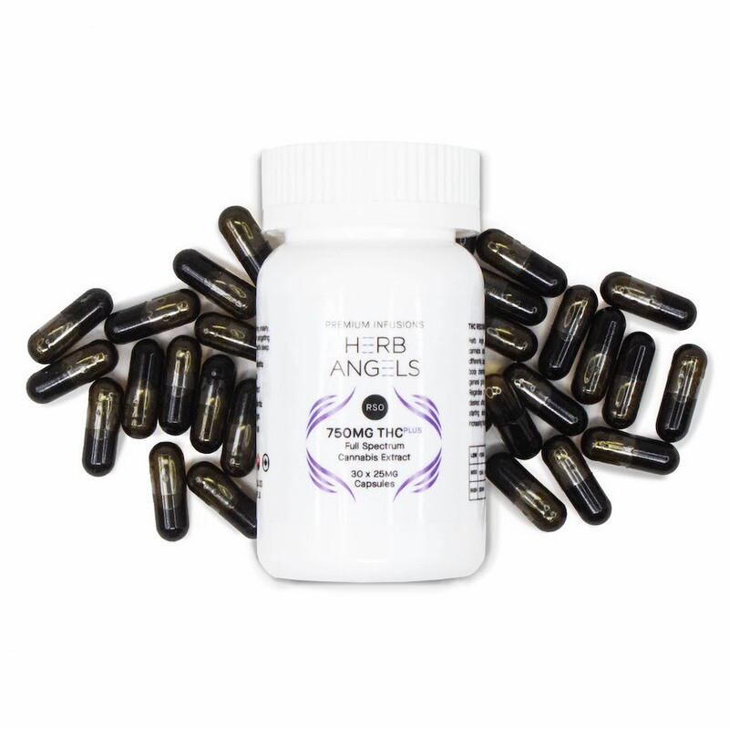 RSO (750mg THC) Capsules By Herb Angels