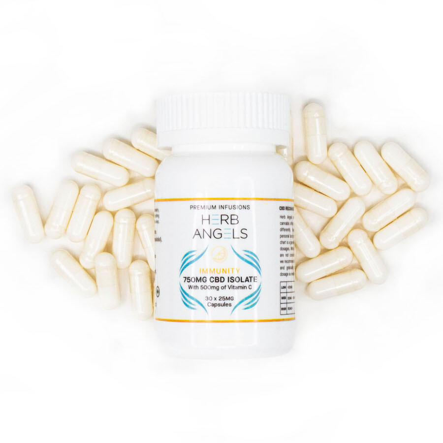 Immunity (750mg CBD) Capsules By Herb Angels