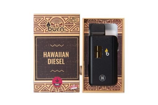 (3g) (Sativa) Hawaiian Diesel Disposable Vape By Burn