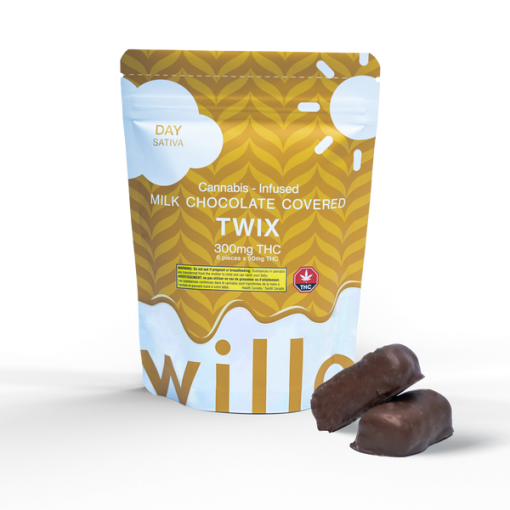 Milk Chocolate Sativa Crunch Twix (300mg THC) By Willo