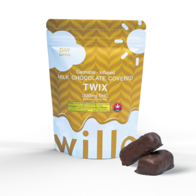 Milk Chocolate Sativa Crunch Twix (300mg THC) By Willo