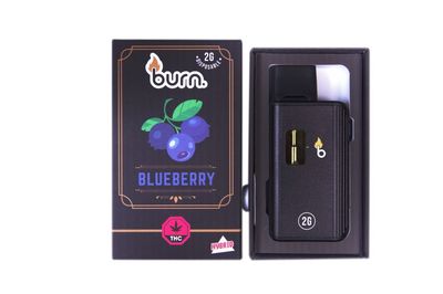 (2g) (Indica) Blueberry Disposable Vape By Burn