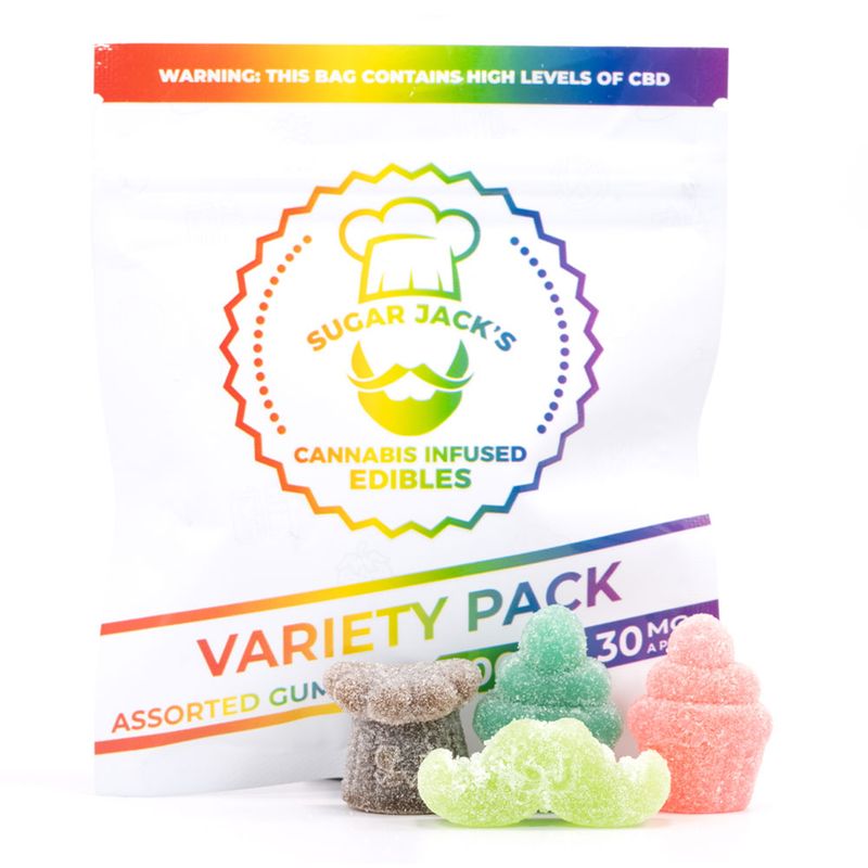 (300mg CBD) Variety Pack By Sugar Jack's