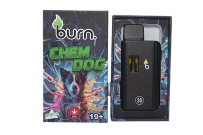 (3g) (Hybrid) Chem Dog Disposable Vape By Burn