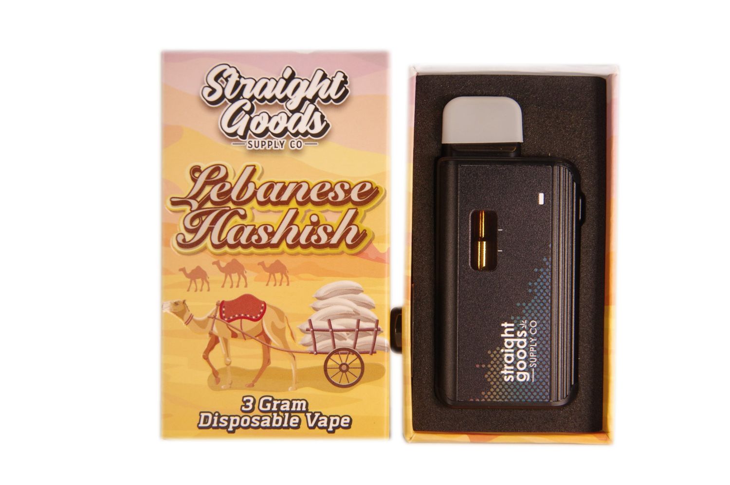 (3 Grams) Lebanese Hashish Vape By Straight Goods (3 Grams) Lebanese Hashish Vape By Straight Goods