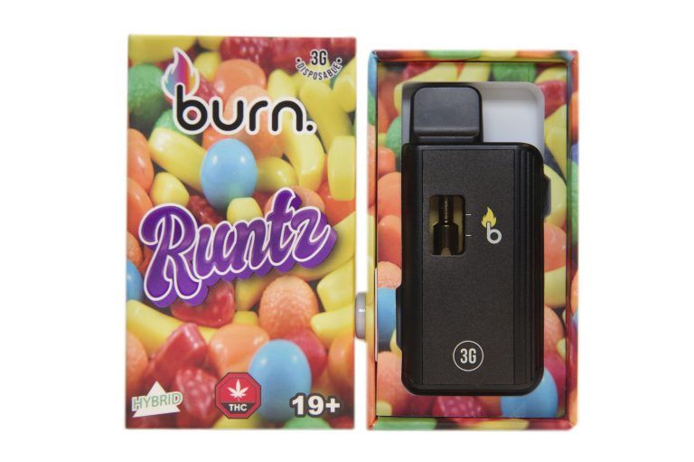 (3g) (Hybrid) Runtz Disposable Vape By Burn