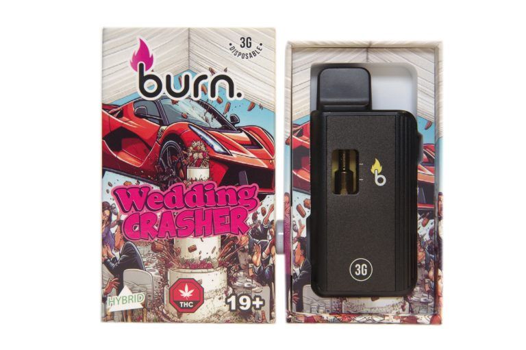 (3g) (Hybrid) Wedding Crasher Disposable Vape By Burn