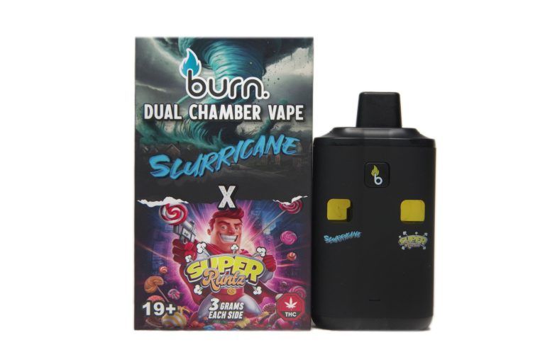 (3 Grams + 3 Grams) Slurricane + Super Runtz Dual Chamber Vape By Burn