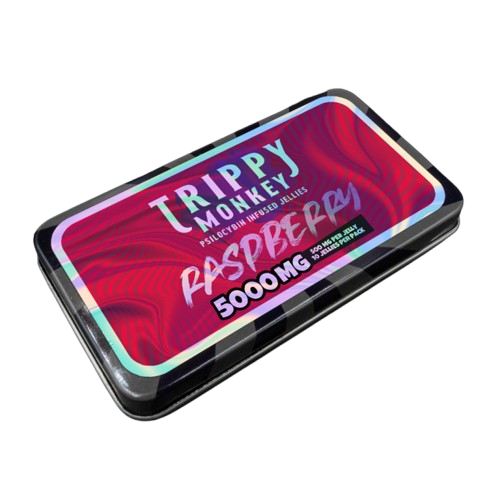 (500mg x 10) Raspberry Psilocybin Jellies By Trippy Monkey