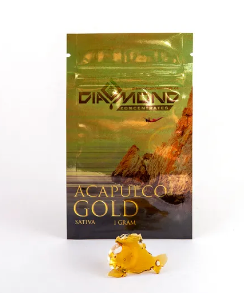 1 Gram Acapulco Gold (Sativa) Shatter By Diamond Concentrates