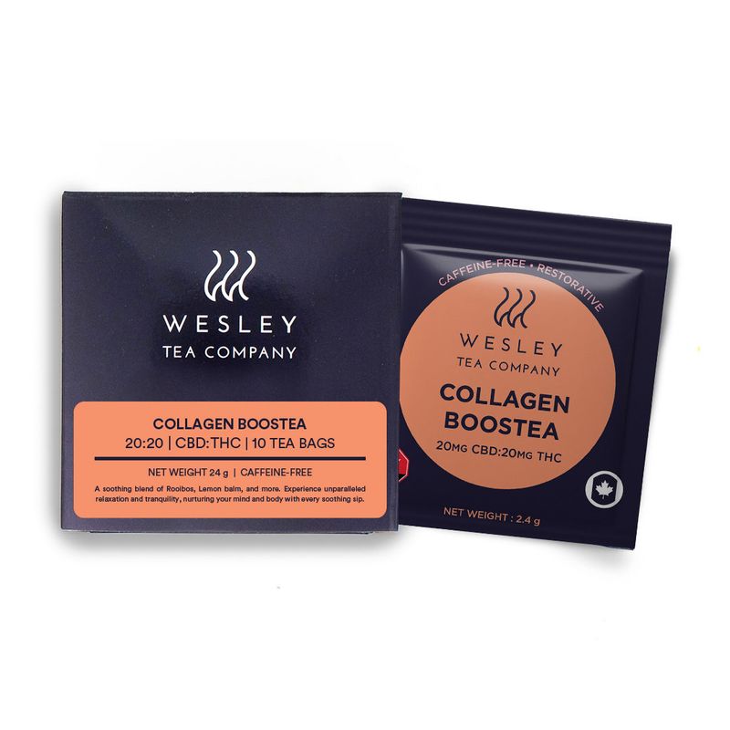1:1 20mg THC: 20mg CBD Collagen Boostea