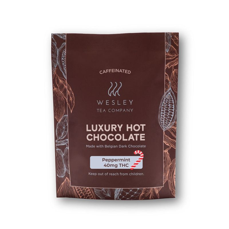 (40mg THC) Peppermint Hot Chocolate By Wesley Tea