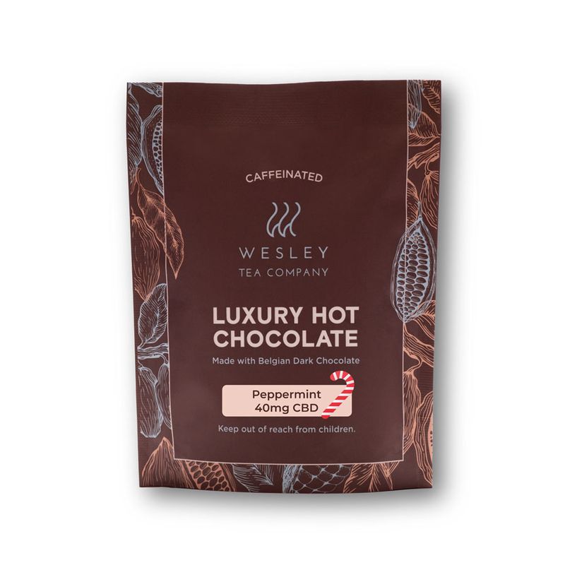 (40mg CBD) Peppermint Hot Chocolate By Wesley Tea