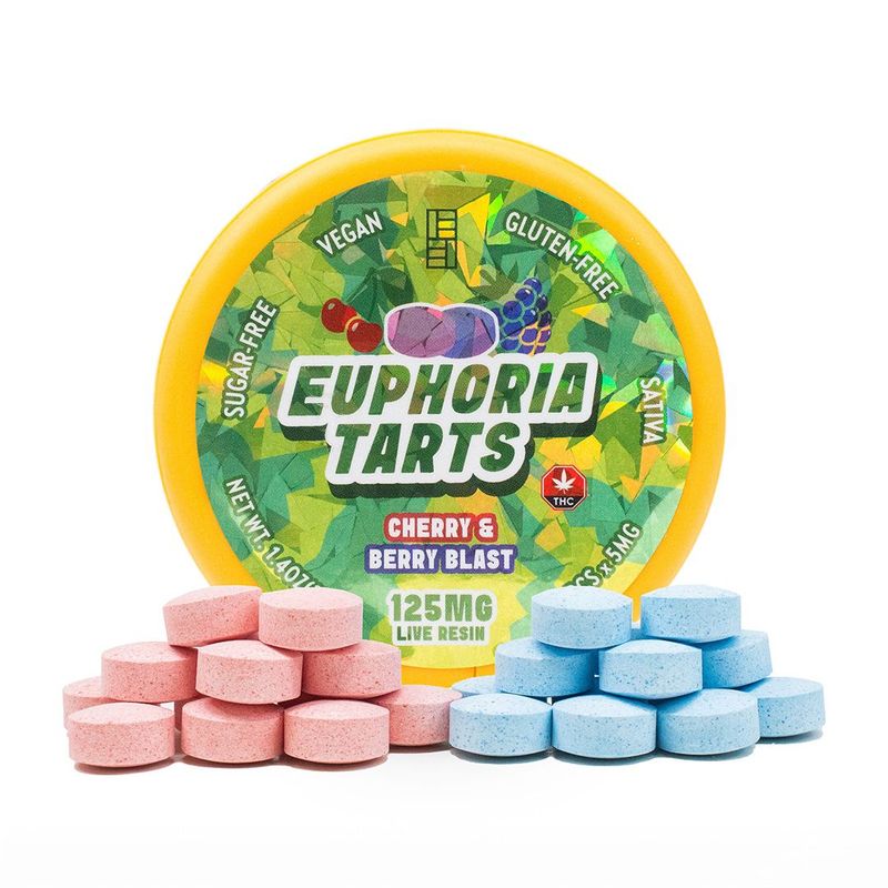 (125mg THC) Sativa Live Resin Tarts By Euphoria Extractions