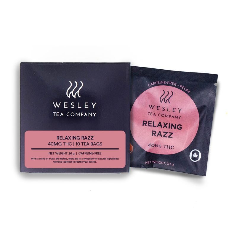 (40mg THC) Relax Razz Tea By Wesley Tea