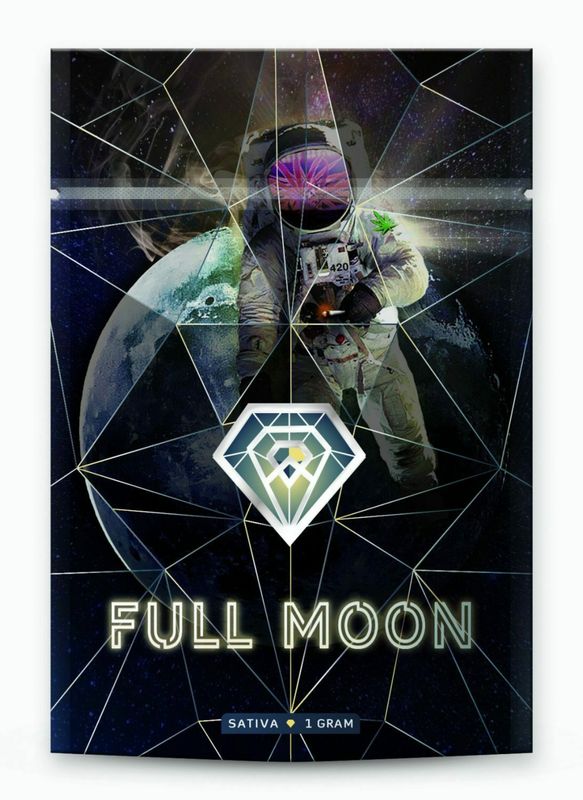 (1g) (Sativa) Full Moon Shatter By Diamond Concentrates