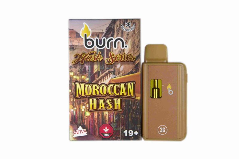 (3g) (Sativa) Moroccan Hash Disposable Vape By Burn