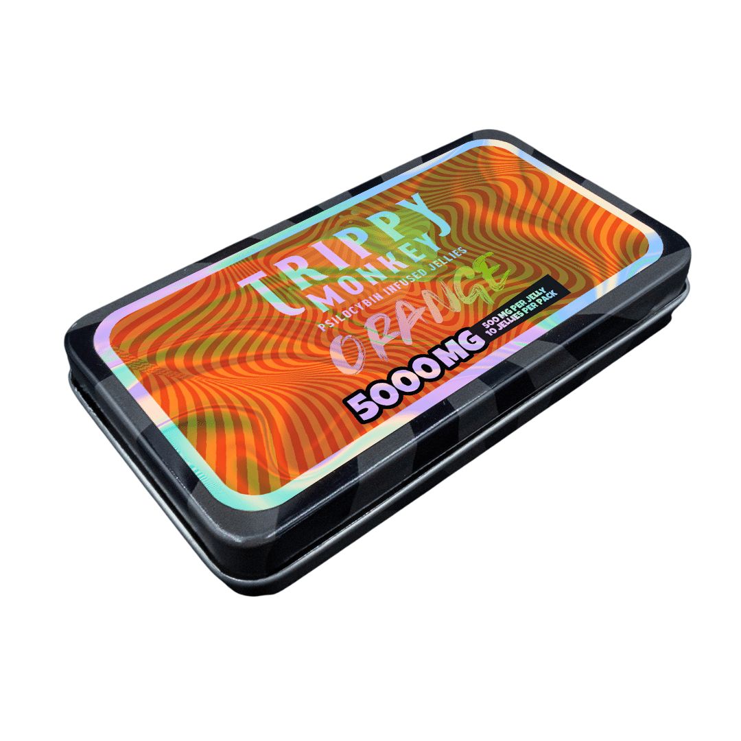(500mg x 10) Orange Psilocybin Jellies By Trippy Monkey