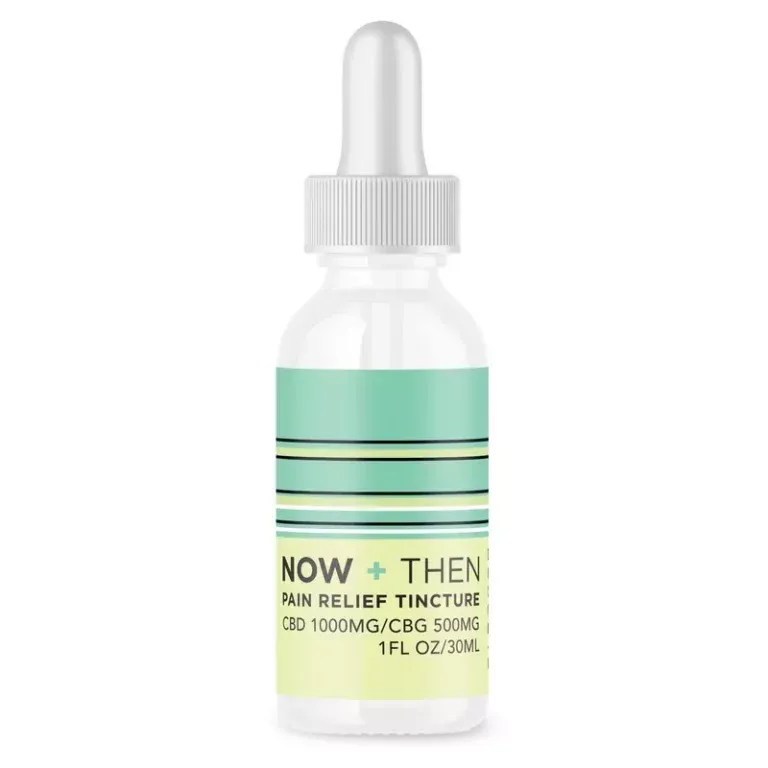 (1000mg CBD + 500mg CBG) Pain Relief Tincture By Now+Then