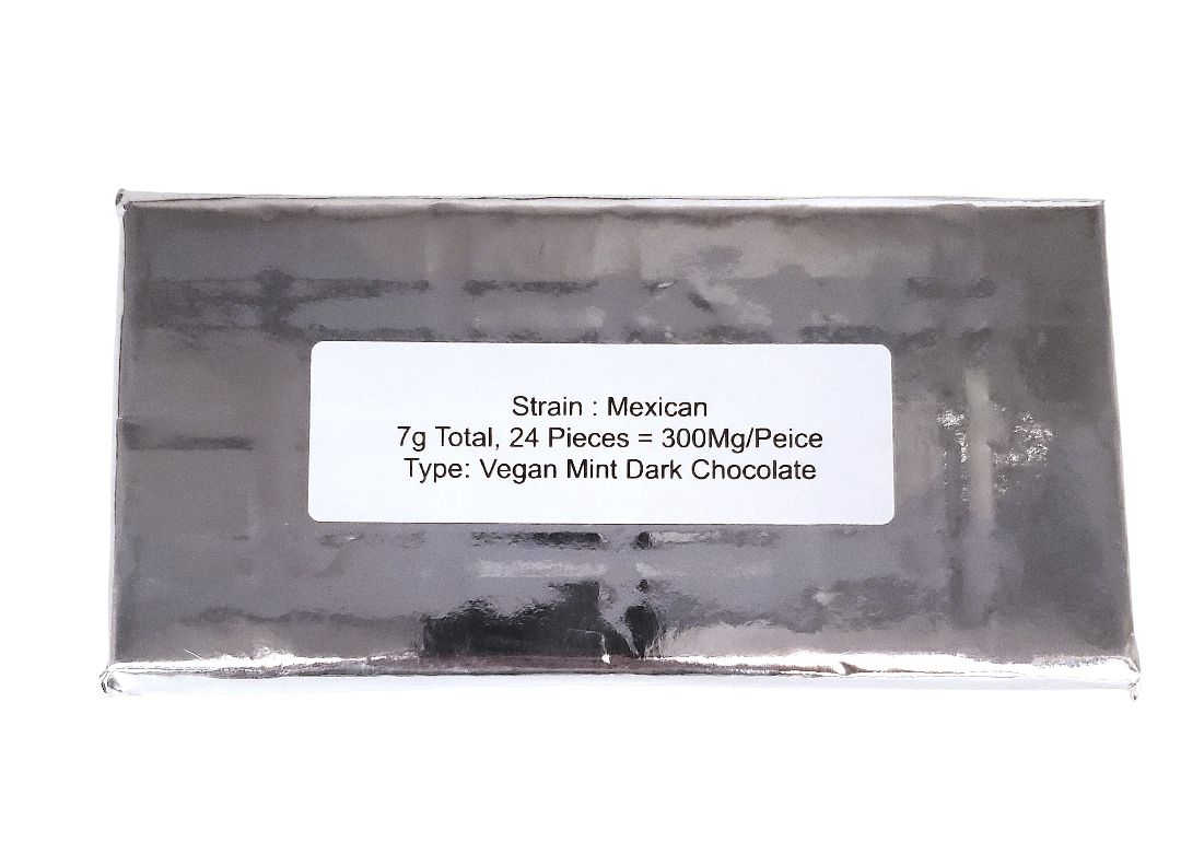 (7g Psilocybin) -Mexican- Vegan Mint Dark Chocolate Bar By Theralife Naturals