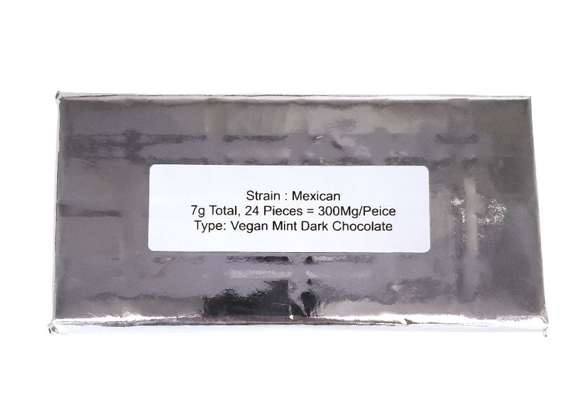 (7g Psilocybin) -Mexican- Vegan Mint Dark Chocolate Bar By Theralife Naturals