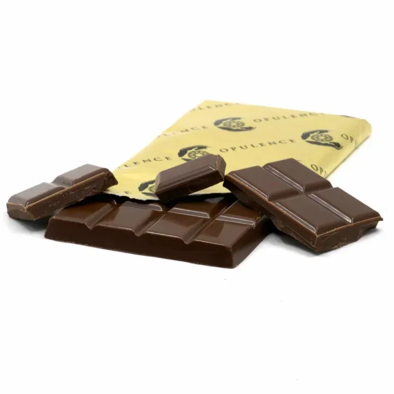 (500mg THC) (Sativa) Milk Chocolate Shatter Bar By Opulence