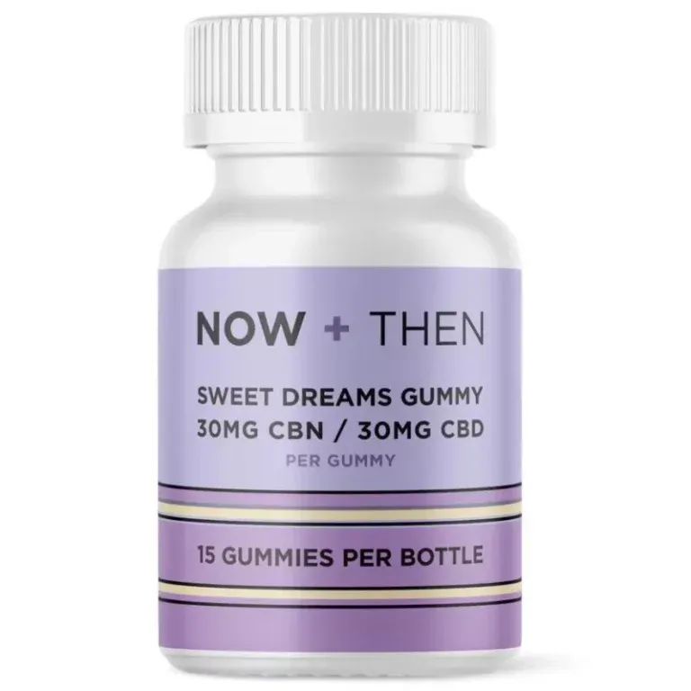 (30mg CBD + 30mg CBN) Sweet Dreams Gummies By Now+Then