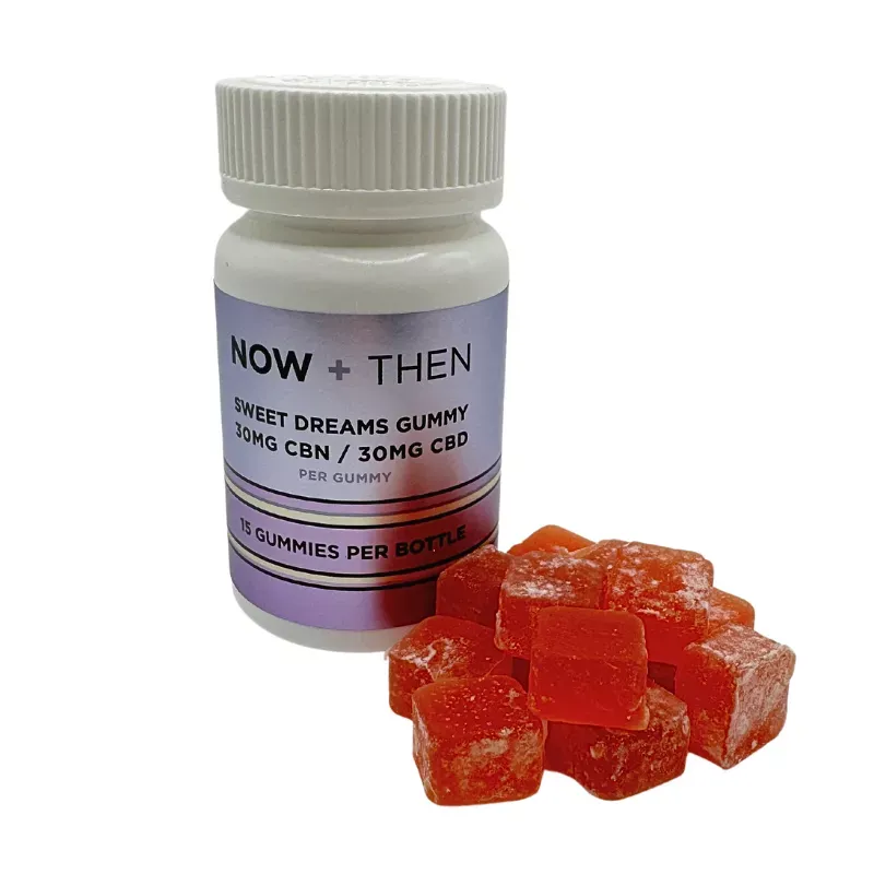 (30mg CBD + 30mg CBN) Sweet Dreams Gummies By Now+Then