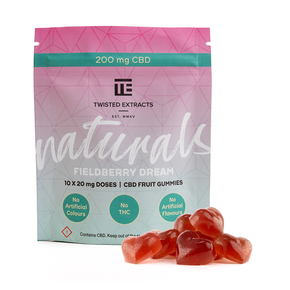 (200mg CBD) Fieldberry Dream - Naturals - By Twisted Extracts