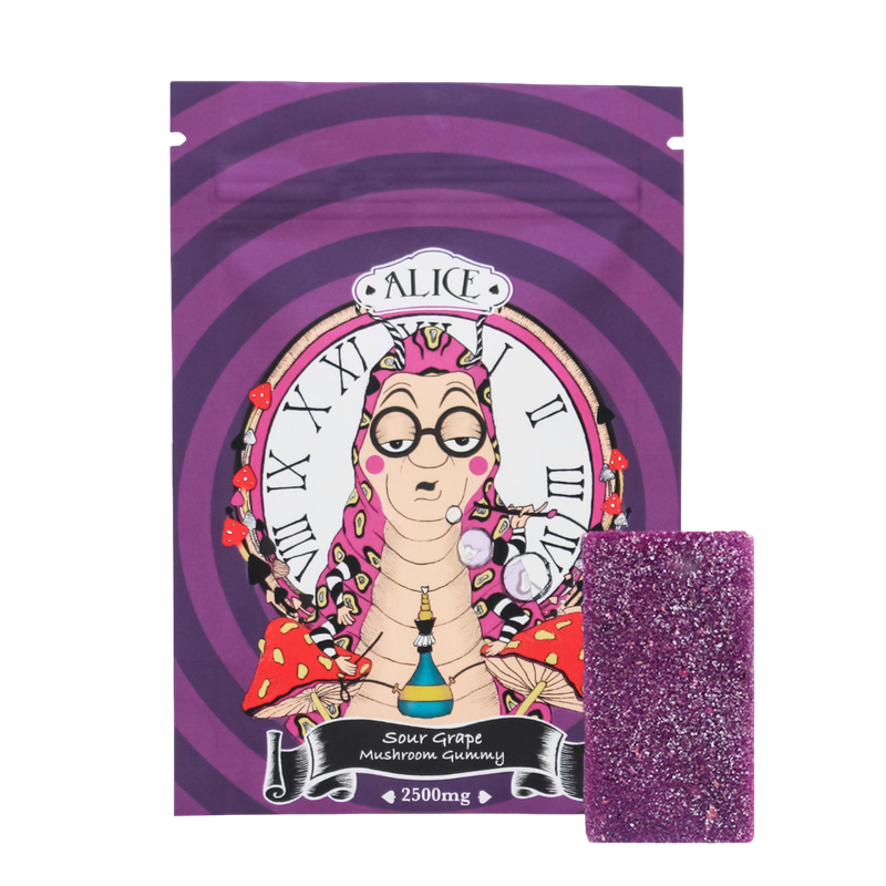 (2.5g) Grape Mushroom Gummy By Alice (2.5g) Grape Mushroom Gummy By Alice