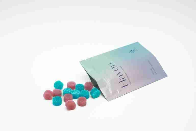 (3500mg Psilocybin) Blue Raspberry & Grape Gummies By Haven