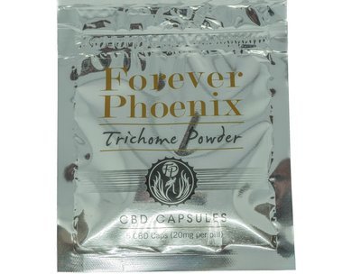 CBD 20mg (5 caps) Trichome Powder Capsules by Forever Phoenix