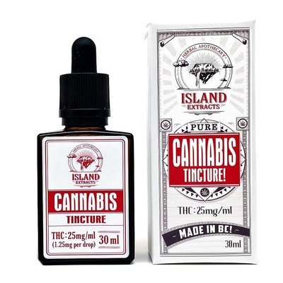 750mg THC Tincture (Full Spectrum) (30ml) by Island Extracts (Discontinued - while supplies last)