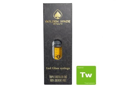Trainwreck (Hybrid) 1ml Syringe by Golden Spade Extracts